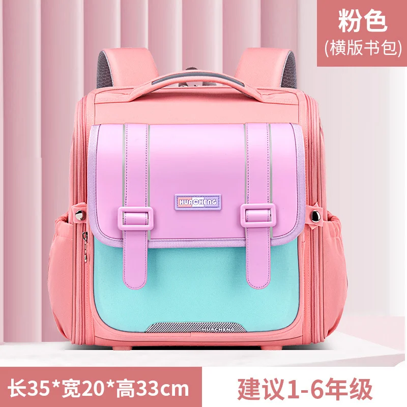 Quality Horizontal Children's Schoolbag Spine Protection Lightweight Waterproof Large Capacity Breathable Backpacks Shoulder Bag