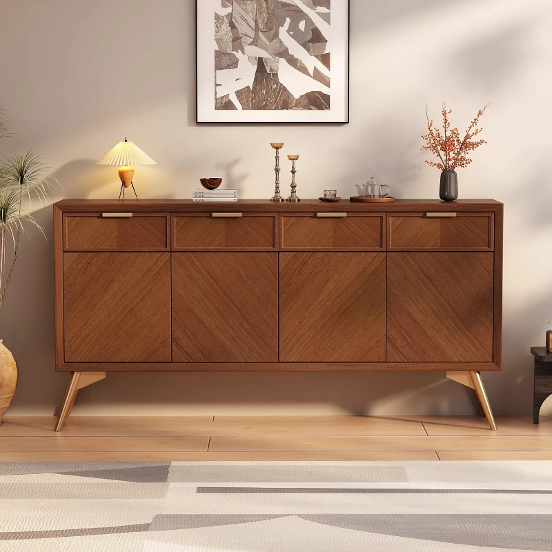 

Mid-century vintage 3-stage drawer storage cabinet 200x40x95cm Multipurpose living room locker muebles para hogar home furniture
