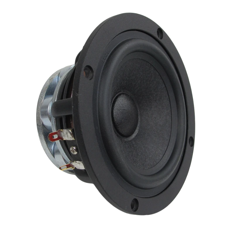 Aluminum basin 4.5Inch 4ohm/8ohm RMS 30W 90DB 25-core Wool paper cone rubber edge Neodymium FullRange HiFi Speaker(1pcs speaker)