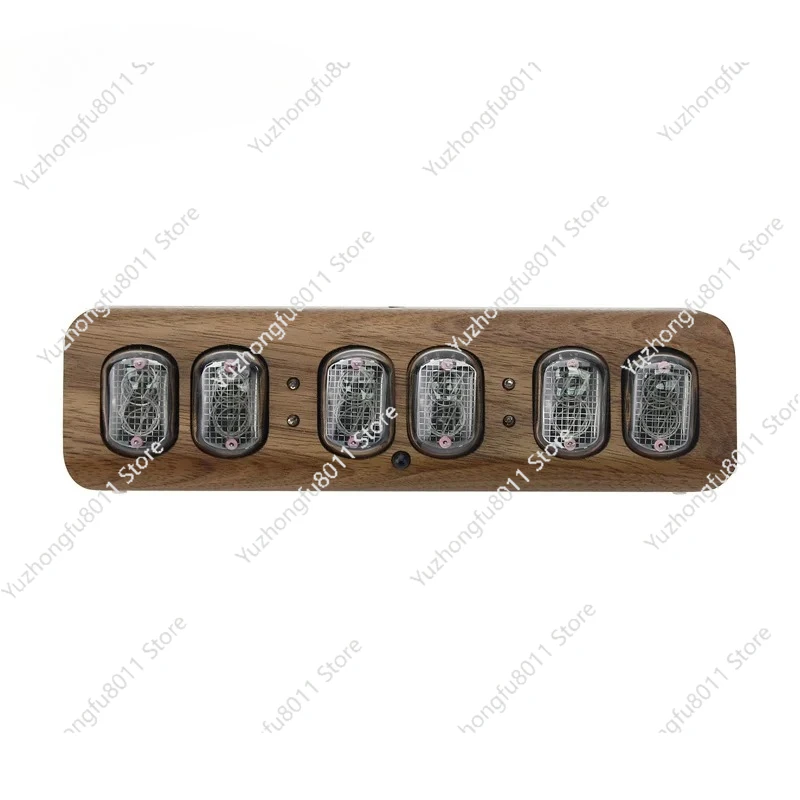 IN12 Glow Tube Clock Bluetooth Nixie Tube Clock Electronic Alarm Clock With Solid Wood Shell Rosewood/Walnut/