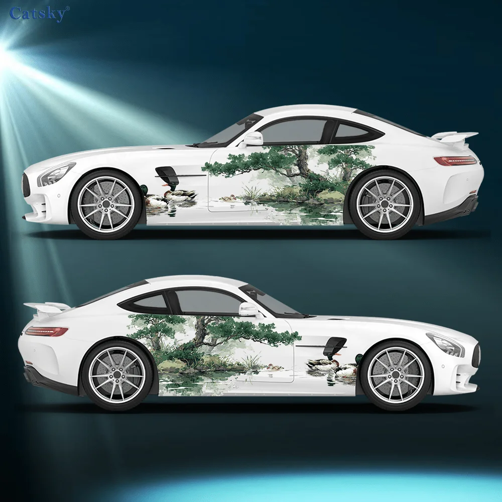 

Duck decals for cars and trucks, durable, fade-resistant, easy to install and remove - Enhance your vehicle's aesthetics with bo