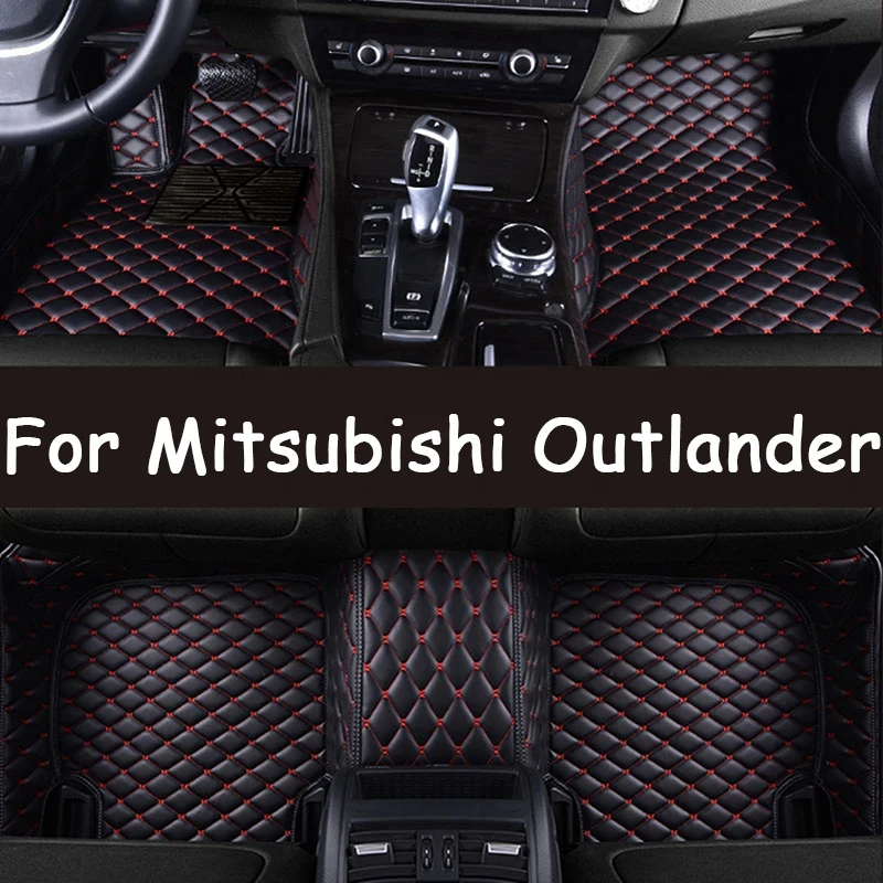 Hybrid Car Mats Floor For Mitsubishi Outlander PHEV GN 2022 2023 2024 5 Seater Dirt-resistant Floor Mat Car Accessories Interior