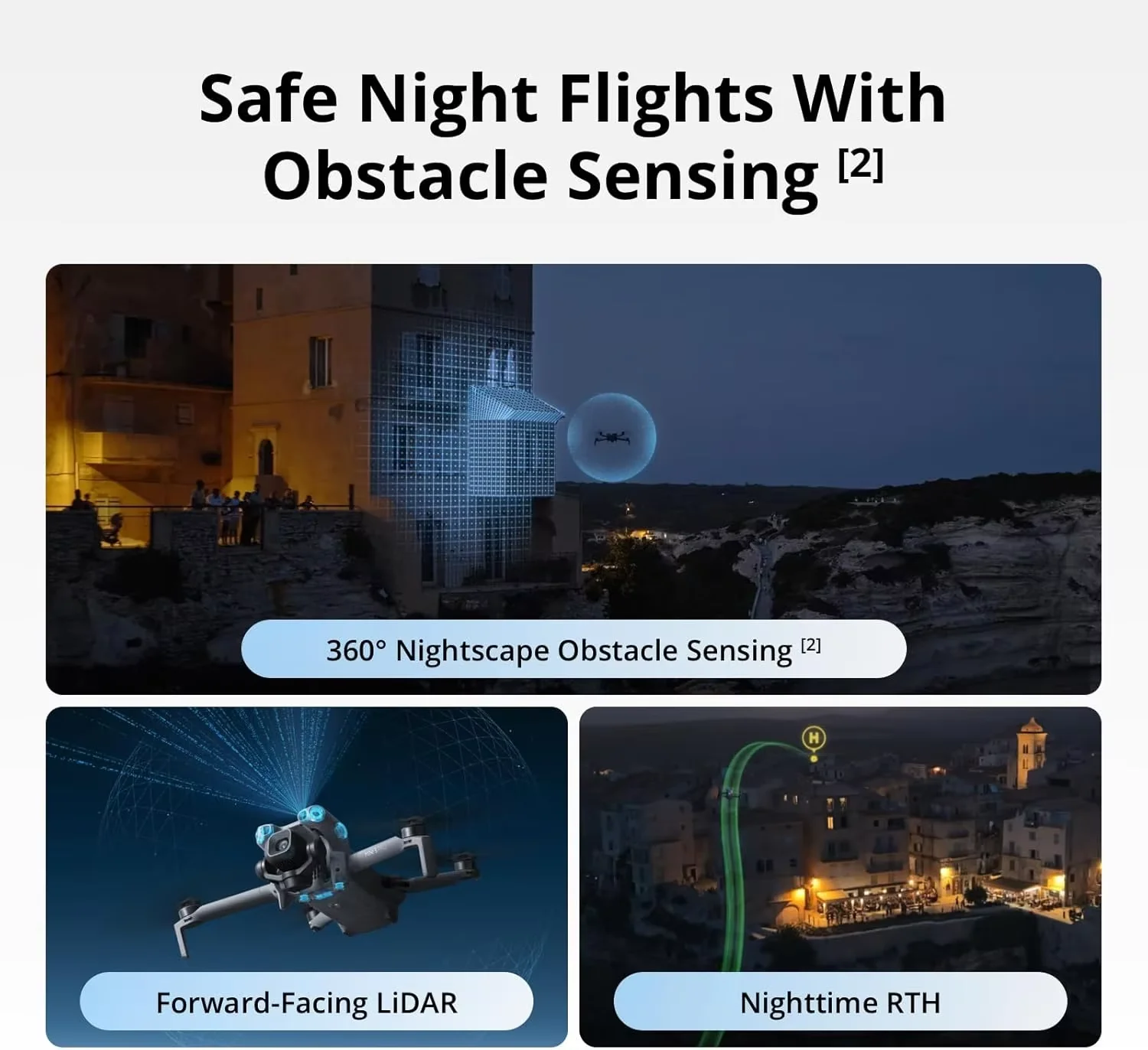 DJI Mini 5 Pro Drone ultraligero y plegable con cámara CMOS de 1 pulgada sensor de obstáculos omnidireccional activo Mini 5 Pro 6