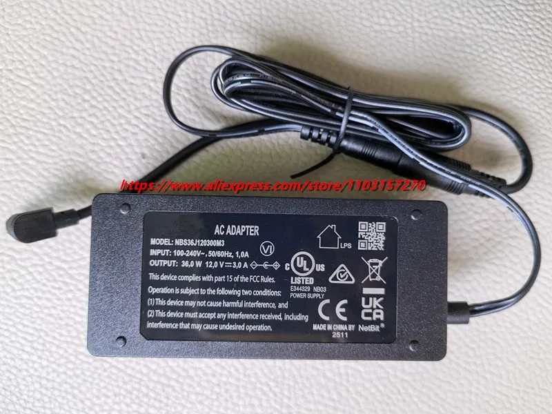 12V 3A 2.5A AC Adapter Charger For Mindray BeneView T1 / BeneVision N1 Power Supply FSP030-RCAM-G/3a