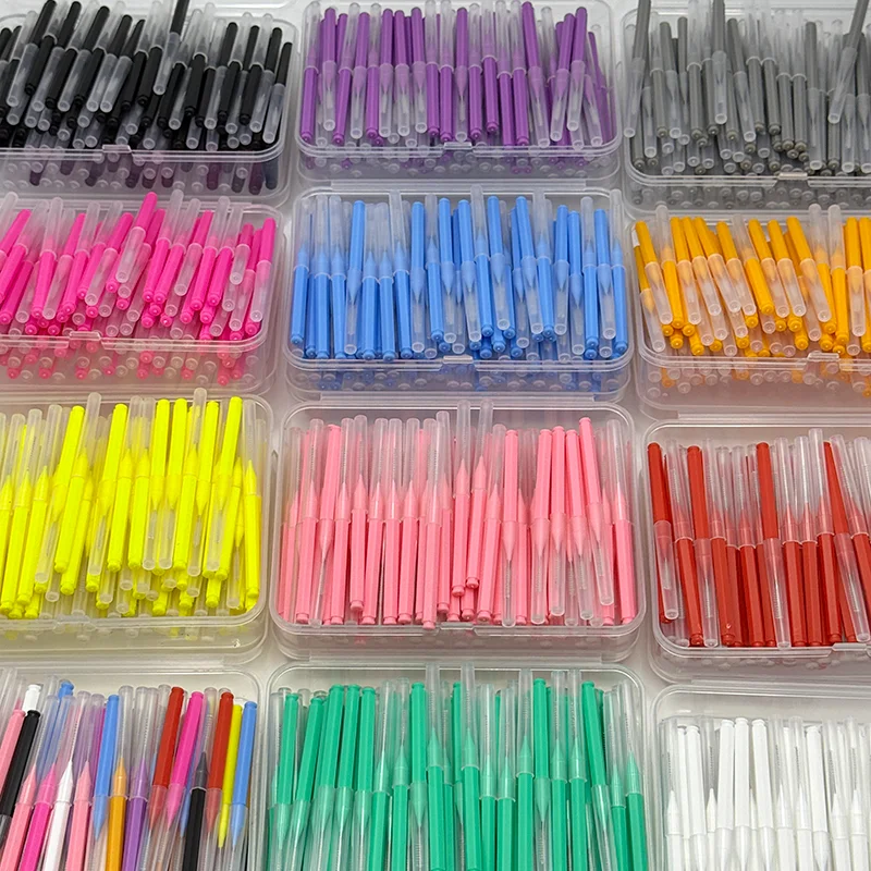 120 Pcs Interdental Brushes for Superior Oral Care and Orthodontic Cleaning Essential Tool for Dental Hygiene