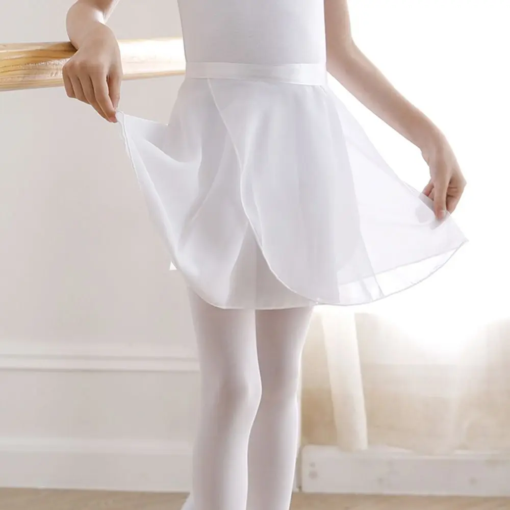ファッションシフォンチュチュスカートチュール通気性バレエスカートバレエトレーニングダンス練習プリンセススカート大人子供