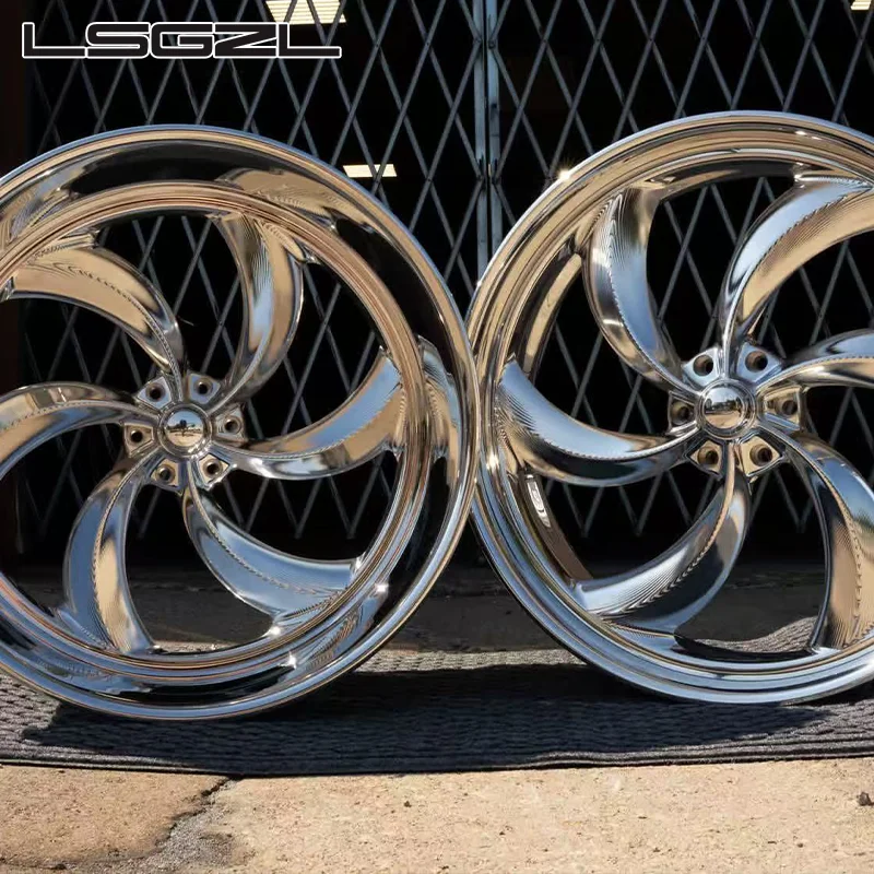 Deep Dish Wheels 22 24 26 Inch 2 Piece 3 Piece Forged Wheels6x139.7 5x130  for 1957 Eldorado Chevt C10