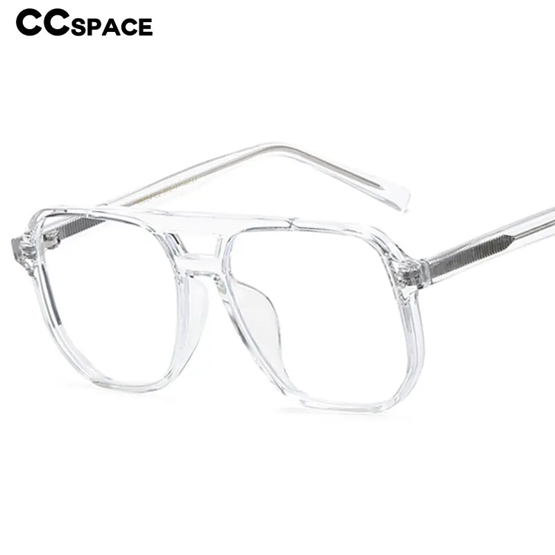 54322 Big Frame Anti Blue Light Glasses Frames Men Women Square TR90 Fashion Computer Eyeglasses