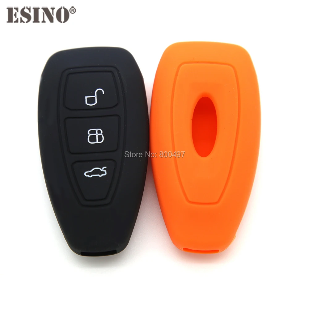 Car Styling Accessory Silicone Car Key Holder Remote Shell Case Cover For Ford Focus Fiesta Kuga Galaxy Mondeo S-Max b-Max C-Max