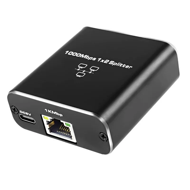 For RJ45 Gigabit Network Splitter 1 Point 2 Point 4 Point 7 Network Cable Splitter, Multi-interface2pcs