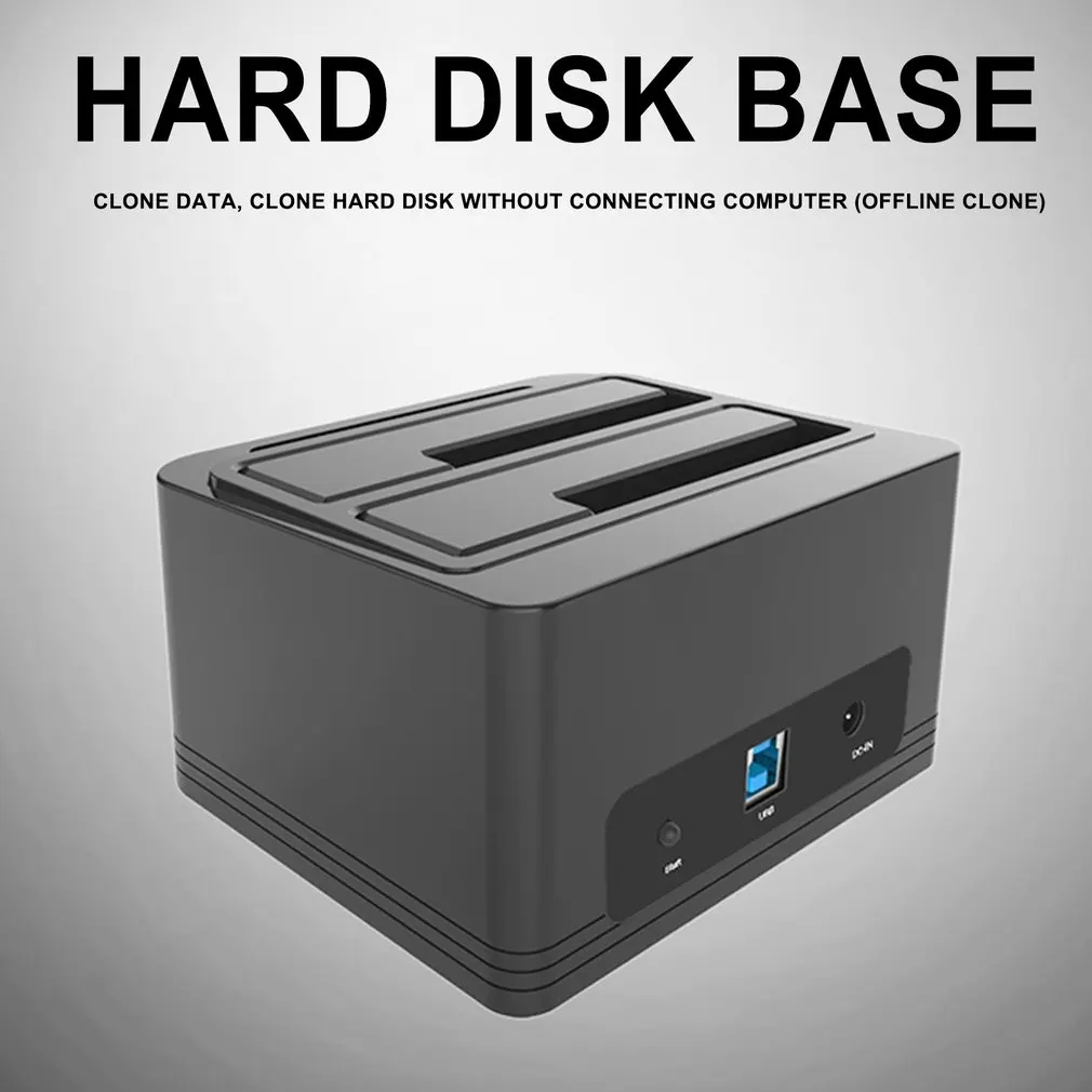 

SSD3.5 / 2.5 Inch SATA External Hard Drive Docking Station Heat Dissipation USB3.0 Suitable For HDD /Hard Disk Dropshipping