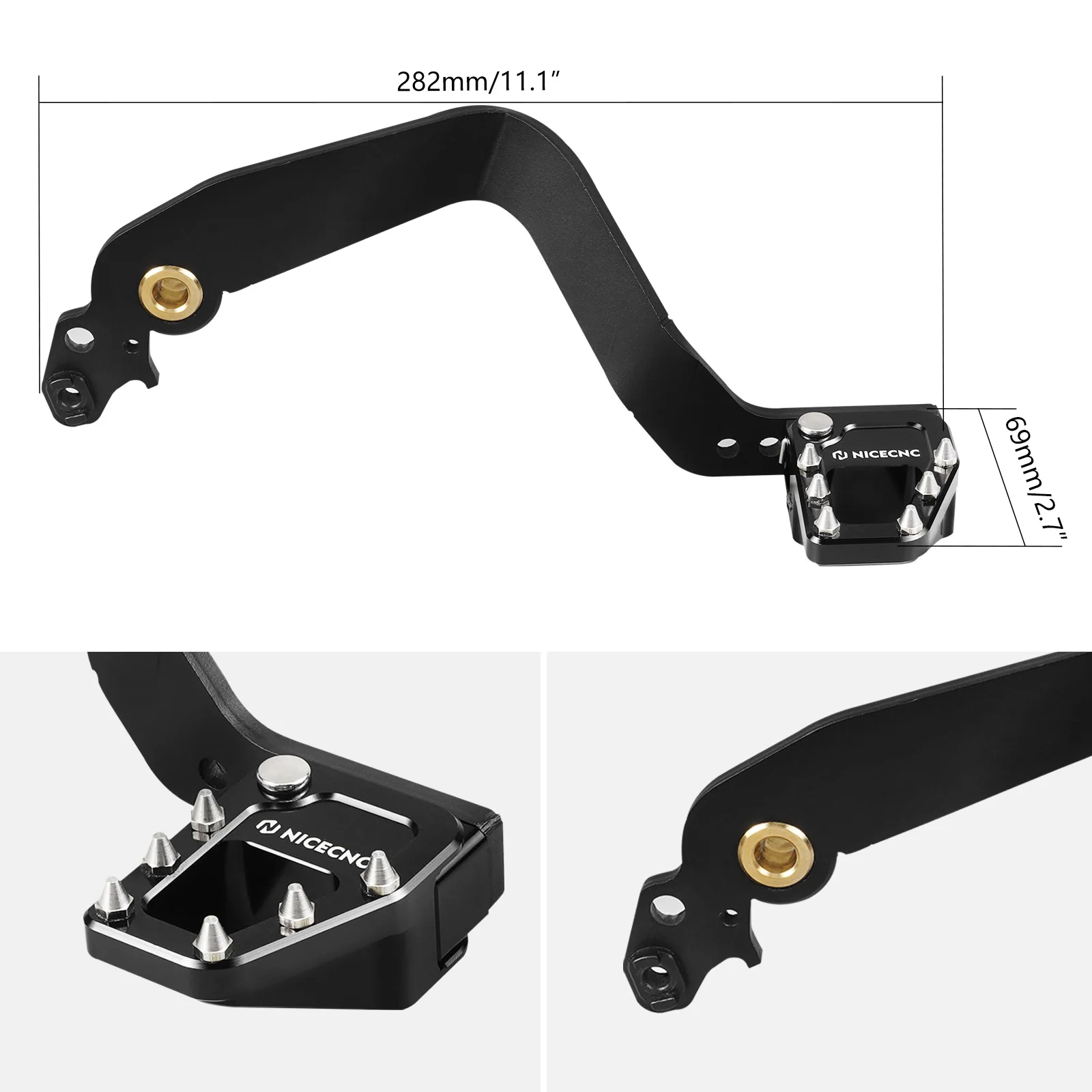 Für Yamaha Tenere 700 XTZ 700 2019-2024 Hinterer Bremshebel Schalthebel Fußrasten Fußstützen Tenere700 Rally Edition 2020-2024 – Detail 40