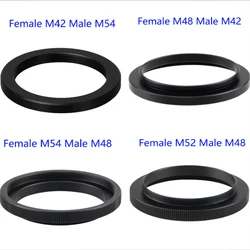 Female Internal Thread SCT M42 M48 M54 M52 M42 to Male Thread M48 M42 M54 Astronomical Telescope Photography Adapter Ring Parts