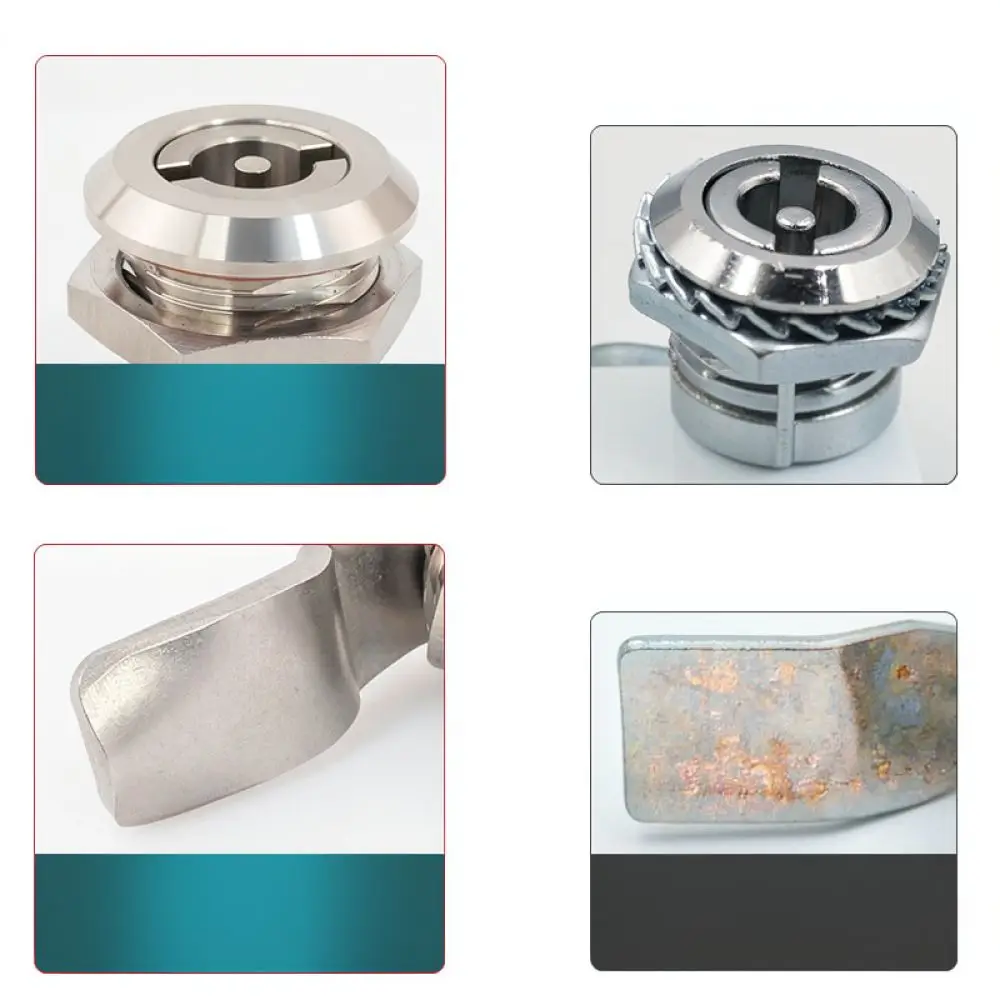 Stainless Steel MS816 Cabinet Lock Industrial Latch For Metal Filing Cabinet Power Distribution Panel Electrical Box