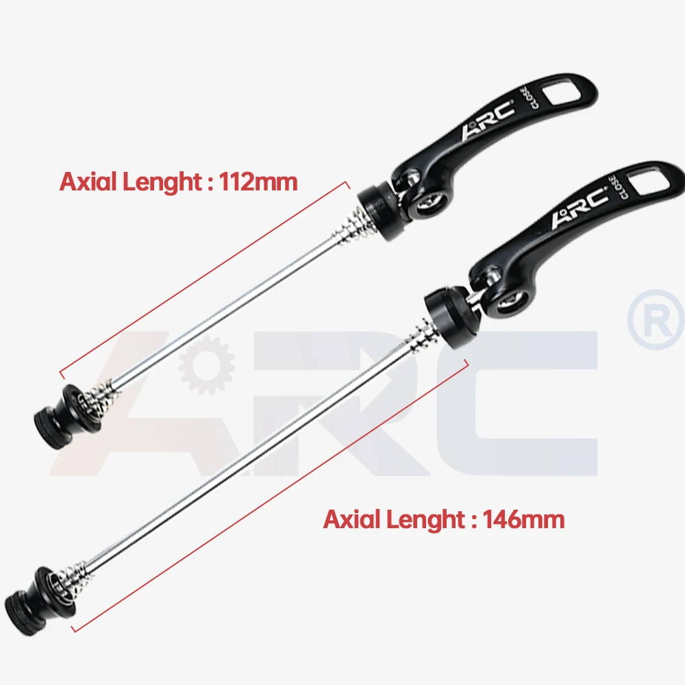 ARC QR001 Bike Quick Release Aluminum Alloy Skewer Lever For MTB Road Bike Bicycle Hub 100mm 135mm 130mm QR Axle MT009 MT007