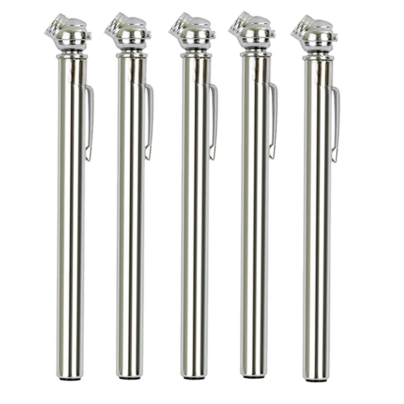 Low Pressure Pen Tire Gauge 1-20 PSI For Golf Carts, ATV's And Air Springs 5 Pack