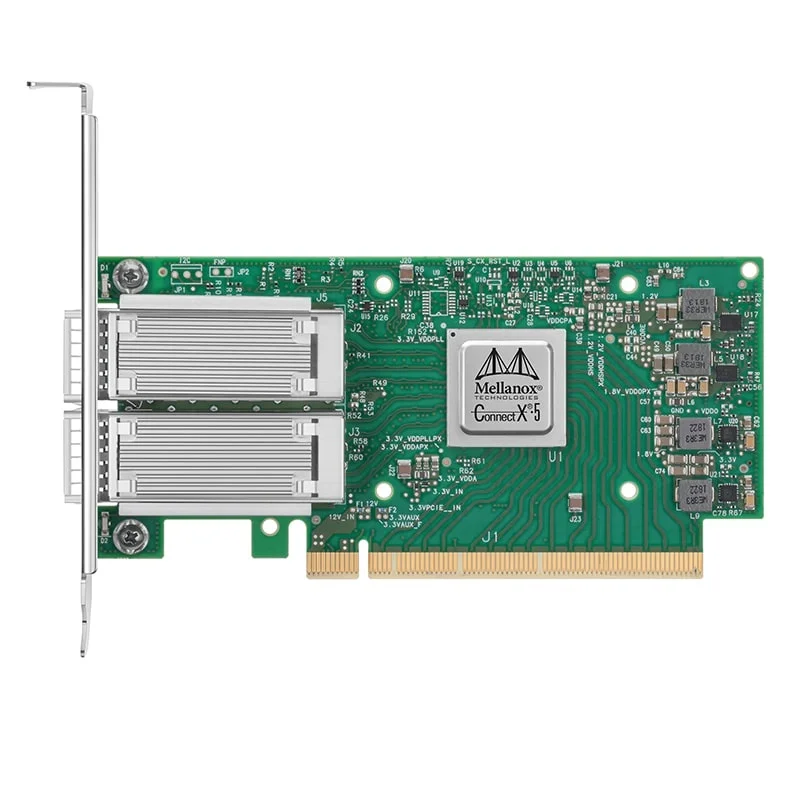 

Mellanox ConnectX-5 VPI MCX516A-CDAT Dual Port 100G ETH QSFP28 Server Network Interface Card PCIe 4.0 x16