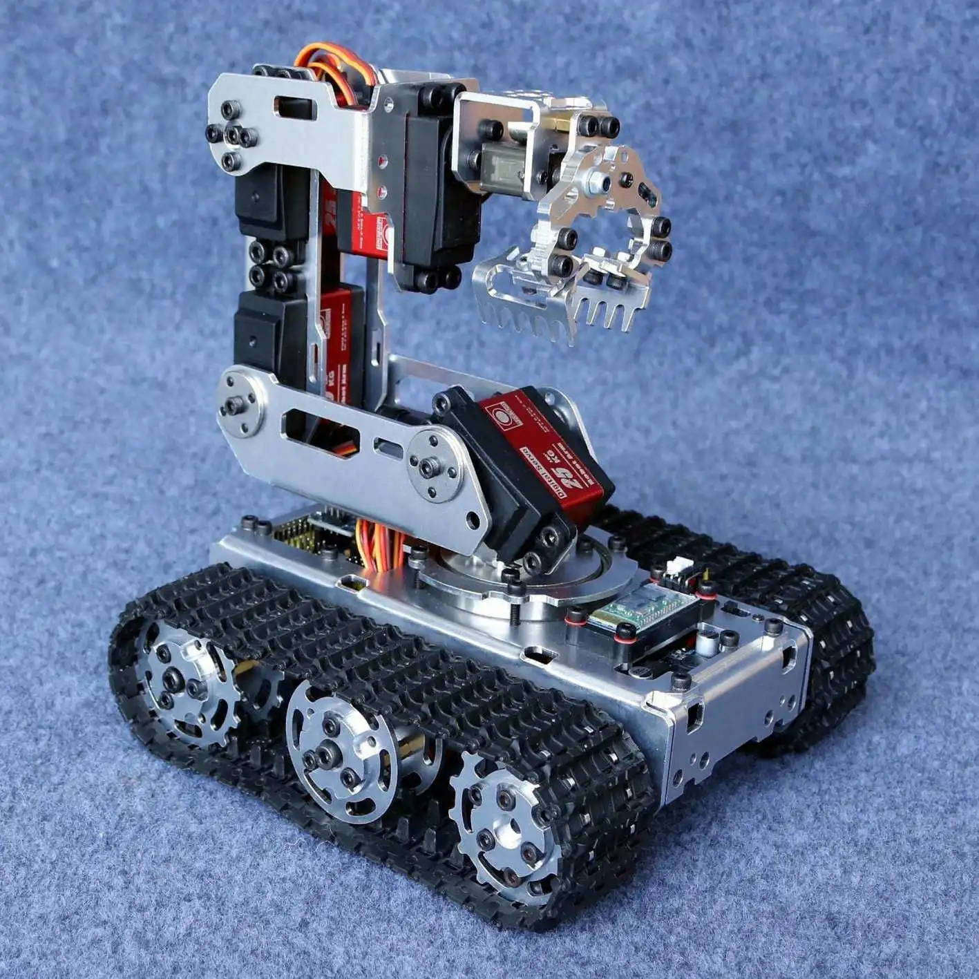 Mobile Robotic Arm, Robotic Manipulator, DIY Robot, Arduino Robotic Arm Kit, Gripper Robot