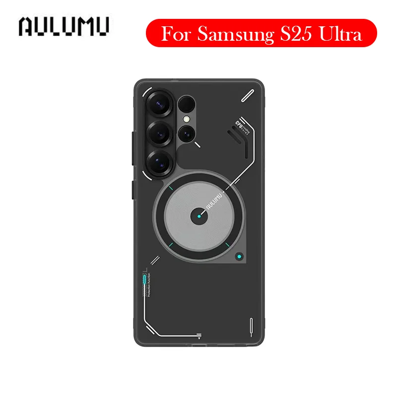 

AULUMU Original Case For Samsung S25 Ultra Matte Back Cover Shell