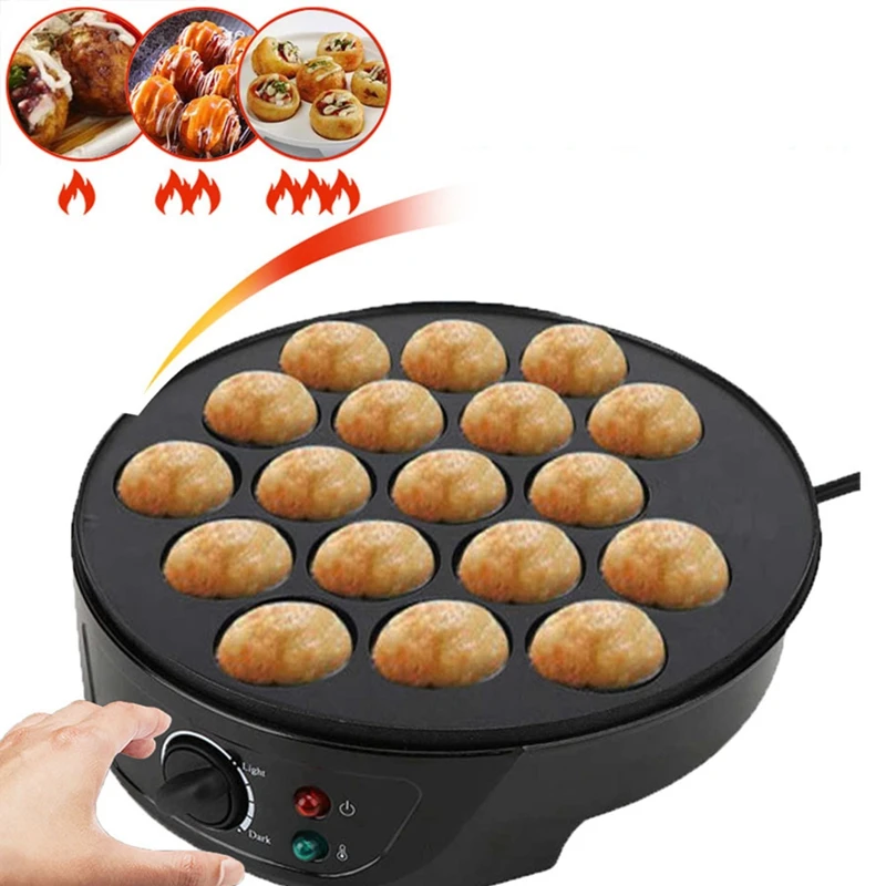 Máquina Takoyaki para el hogar, Mini sartén eléctrica para hornear bolas de pulpo, Maruko, máquina para hornear, máquina de desayuno