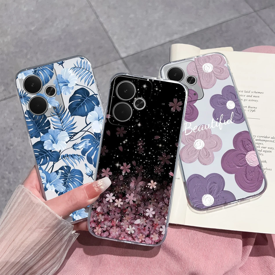 ل Realme 14T 5G جراب هاتف مضحك الإبداعية شفافة الغطاء الخلفي ل Realme14 T لينة بولي يوريثان سيليكون خفيفة الوزن دائم قذيفة