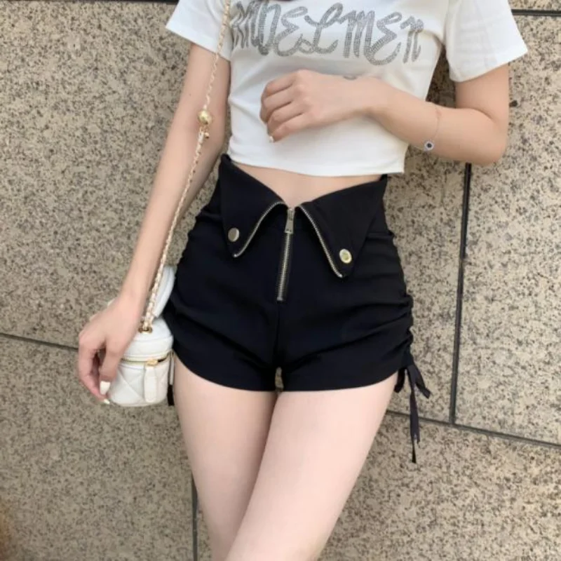 Booty Sexy Tight Womens Shorts High Waist Short Pants for Women To Wear Mini Skinny Clothes Cheap Outdoor Aesthetic Normal Hot