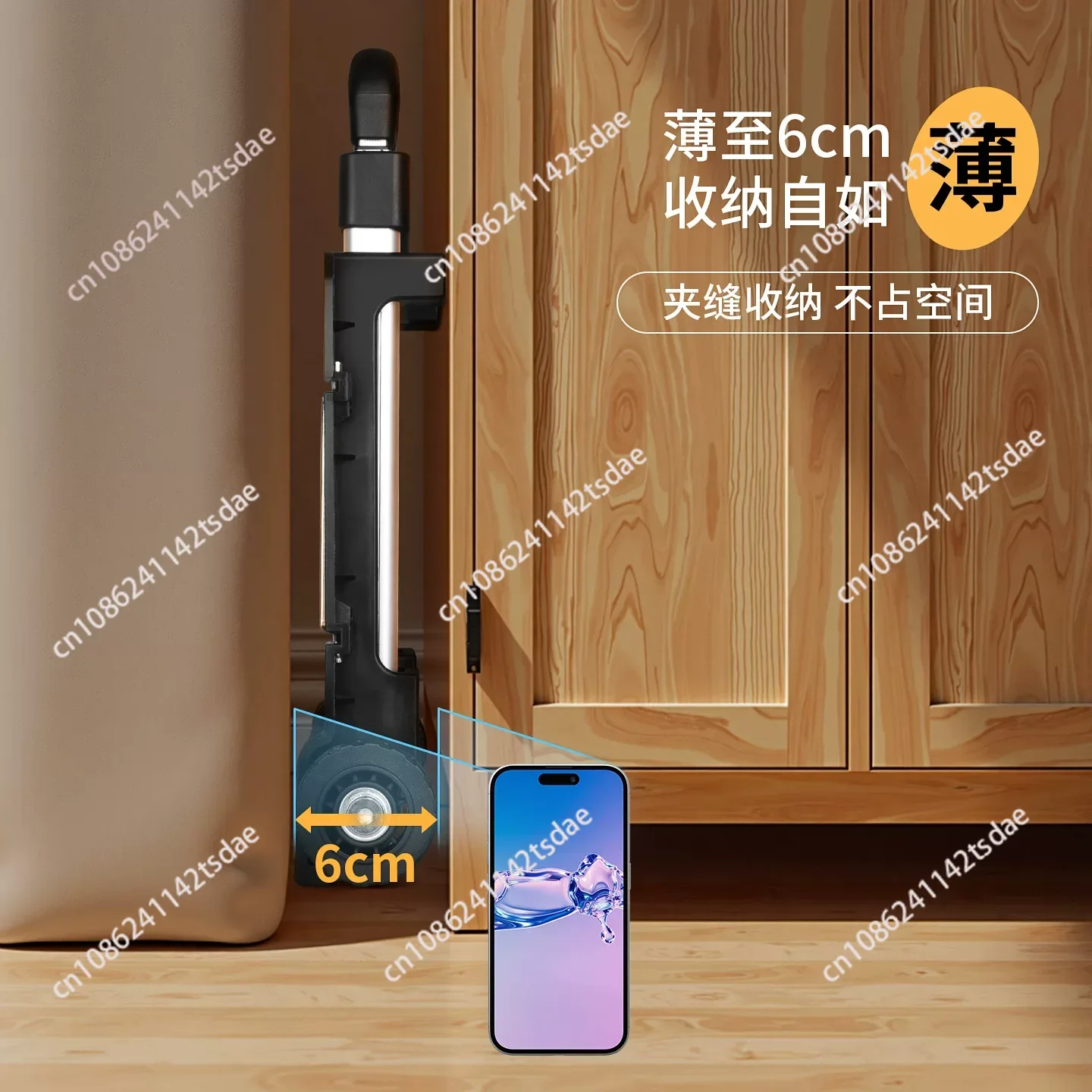 Foldable portable trolley Mini grocery shopping cart Home overtime travel business trip luggage trolley cart