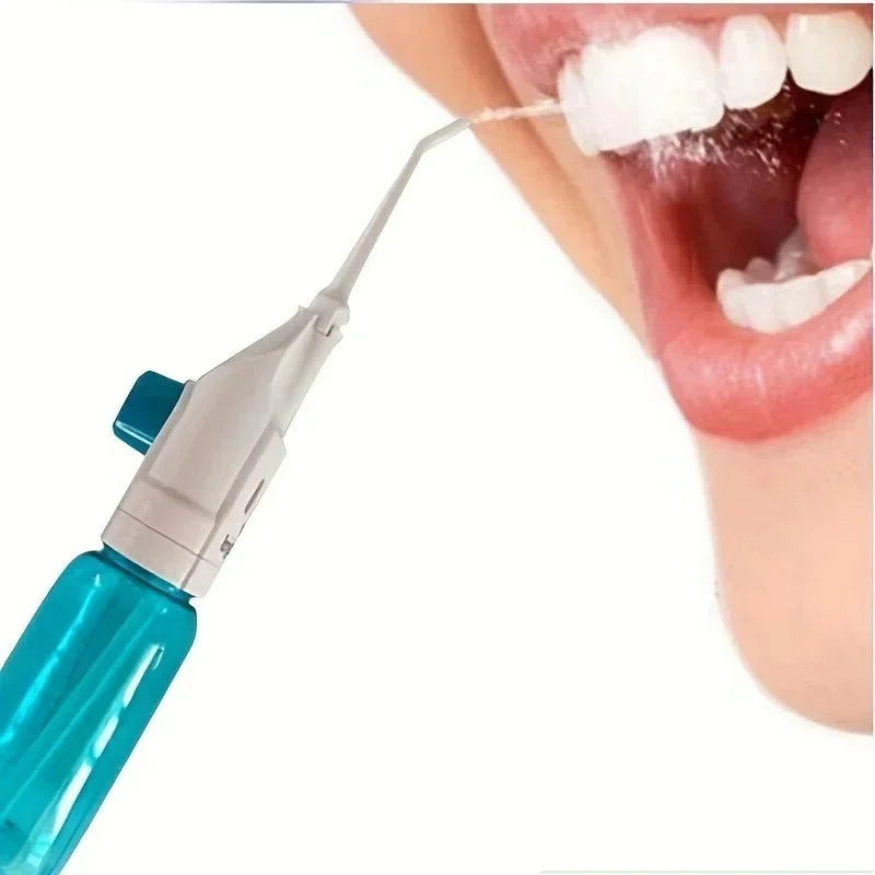 Household High Pressure Oral Irrigator Portable Teeth Clean Water Dental Floss Manual High Pressure Water Toothpick