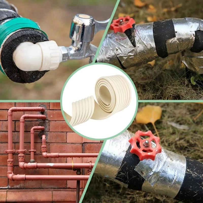 Isolation Flexible de tuyau en mousse ignifuge, résistante aux hautes températures pour les lignes chauffantes, couverture décorative insonorisée pour bouche d'incendie