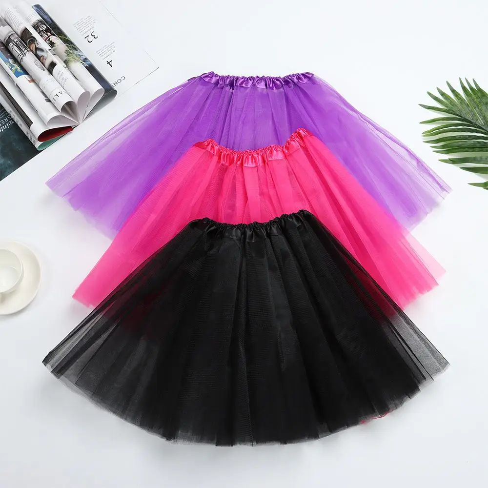 Fashion Women Tutus Skirt Classic Pleated Dance Tutu Skirts Female Lolita Petticoat Party Puffy Skirts Ballet Skirts