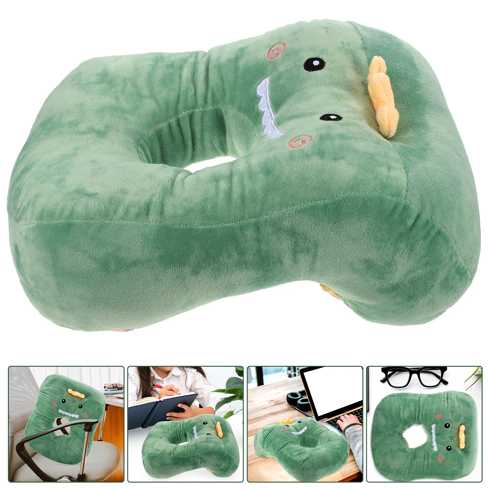 وسادة قيلولة للمكتب والمدرسة والمنزل وسطح المكتب مريحة للوجه والنوم وسادة قطنية محشوة محمولة بتصميم مريح