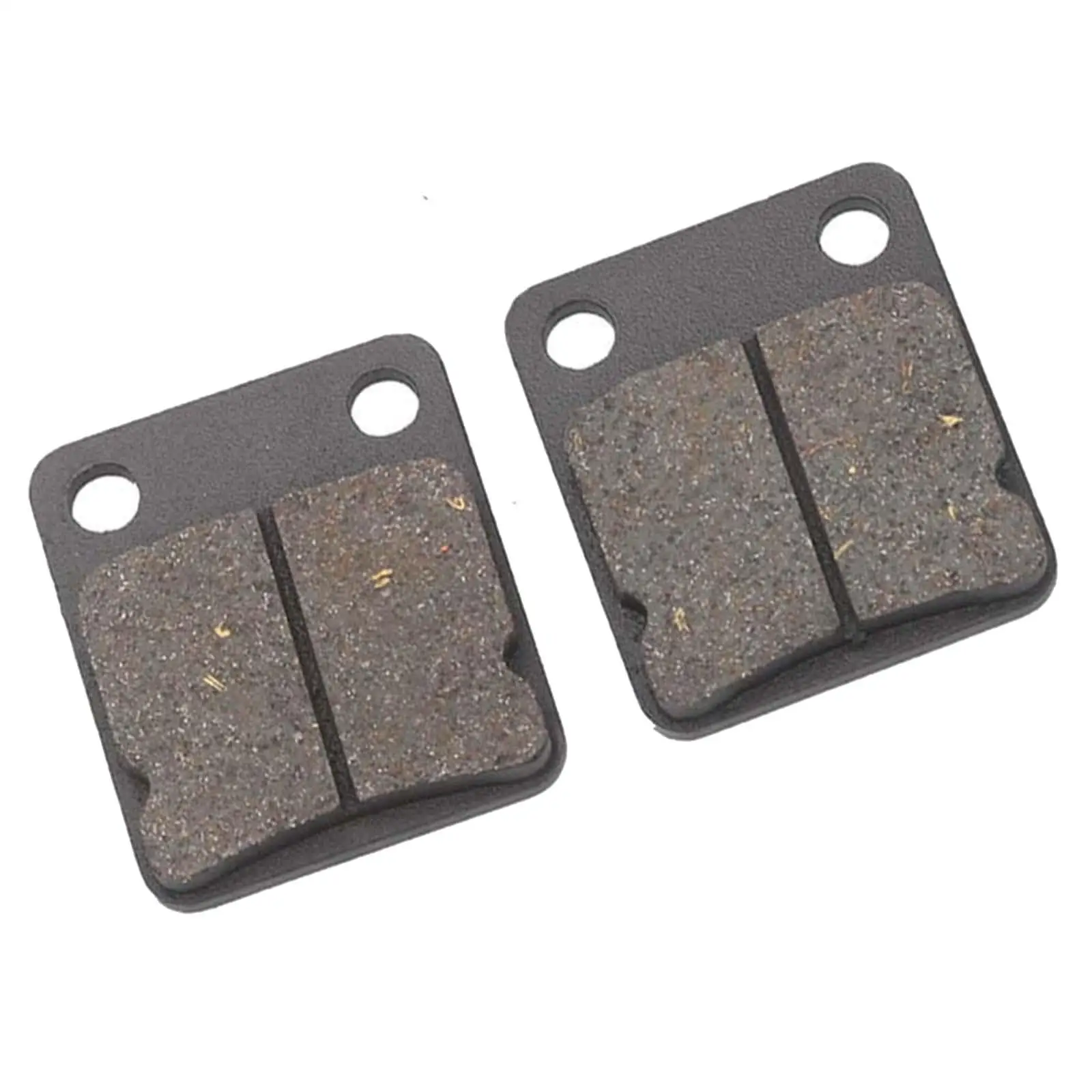 2 Pieces Brake Pads Metal Black Lightweight Compatible for Go Kart 70cc