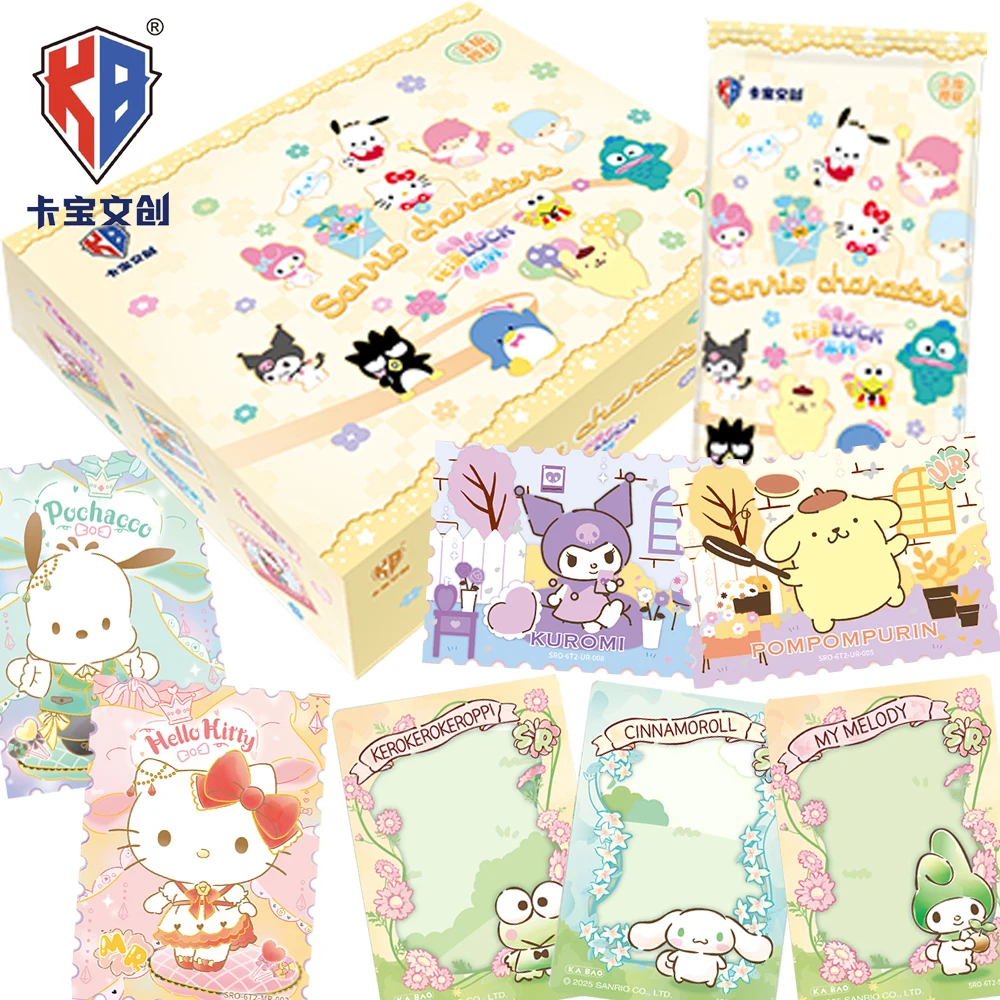 

Genuine KABAO Sanrio Collection Cards Anime Cute Stars Gorgeous and Elegant Party Fashion Luck Cards Creative Fun Gifts for Kids