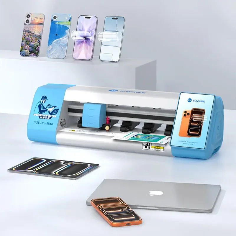 SUNSHINE Y25 PRO MAX Film Cutting Machine with Voice Broadcast 16-Inch Maximum Cutting Width for Hydrogel Film