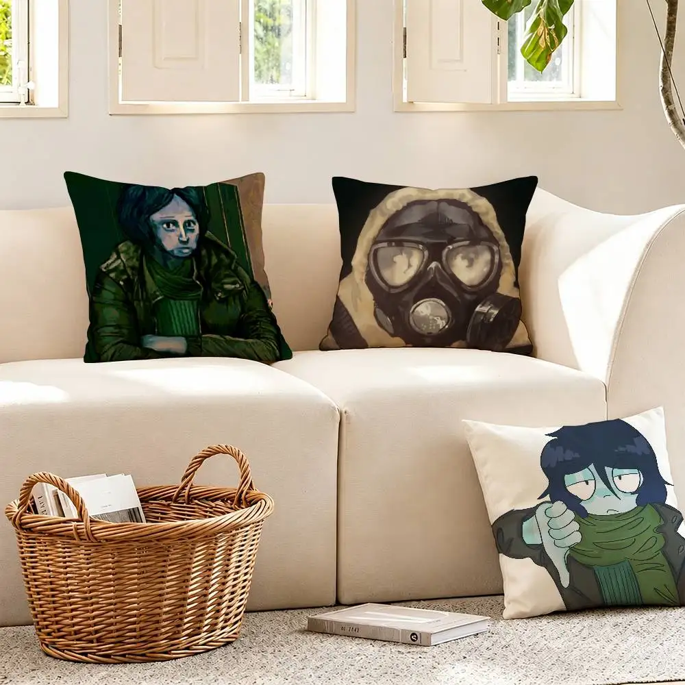 No Im Not a H-Human Pillow Case Cushion Cover Throw Pillow Case For Car Sofa