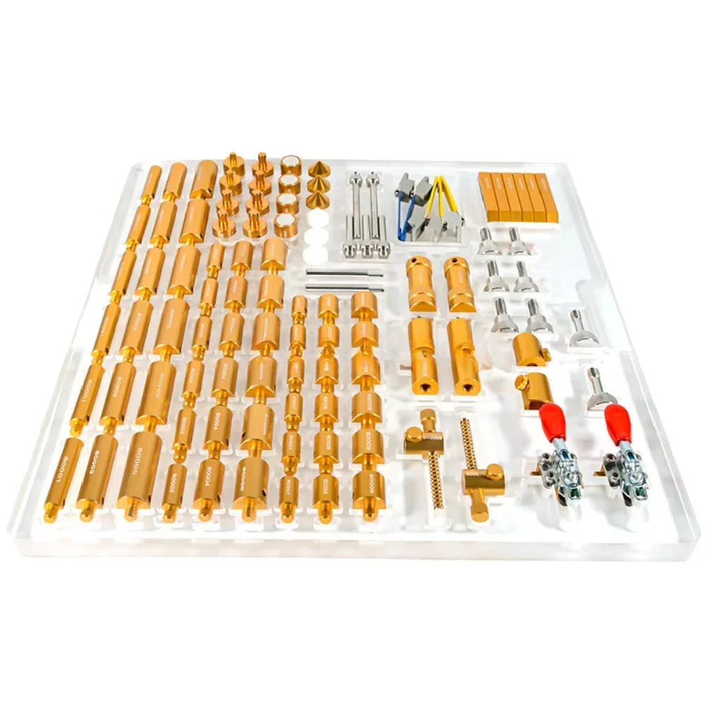 CMM 60pc Fixtures Kits fix the workpiece on the Coordinate Measurement Machine