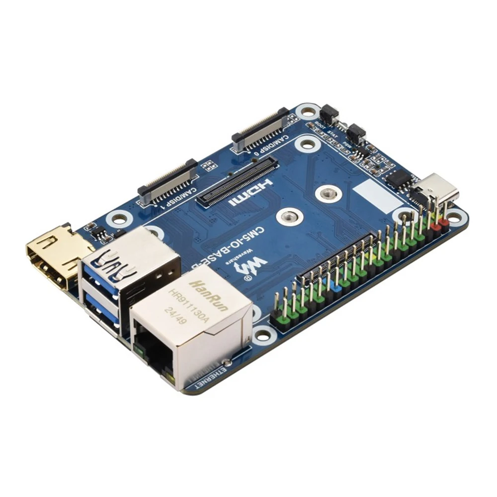 لوحة قاعدة صغيرة (B) مصممة لوحدة حساب Raspberry Pi 5 على اللوحة EEPROM ولوحة قاعدة صغيرة لرقاقة التشفير لـ Raspberry #4