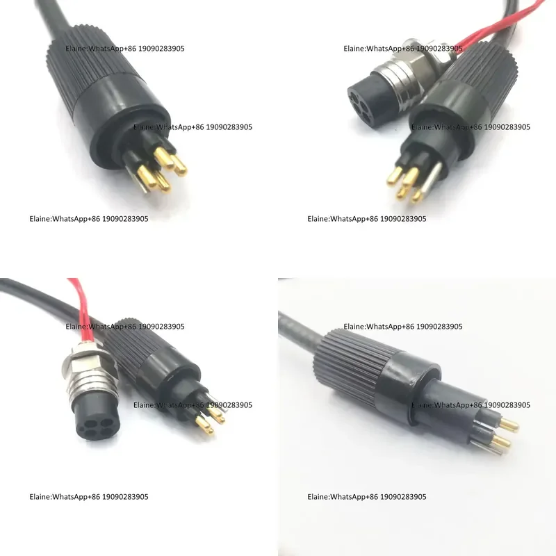 SUBCONN compatible miniature connector MCBH4F MCIL4M gold-plated stainless steel housing for marine engineering and ROV