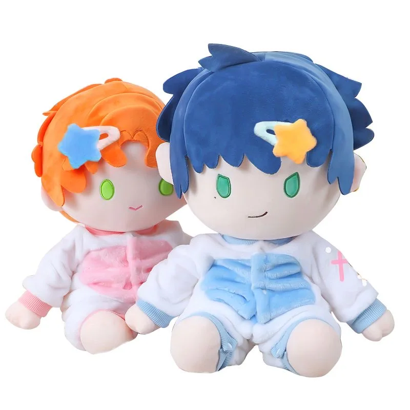 1PC Pink/Blue Doll Pajamas Bodysuit Clothes For 40cm Anime Sitting Posture Plush Doll Stuffed Toys Gifts Dolls Accessories