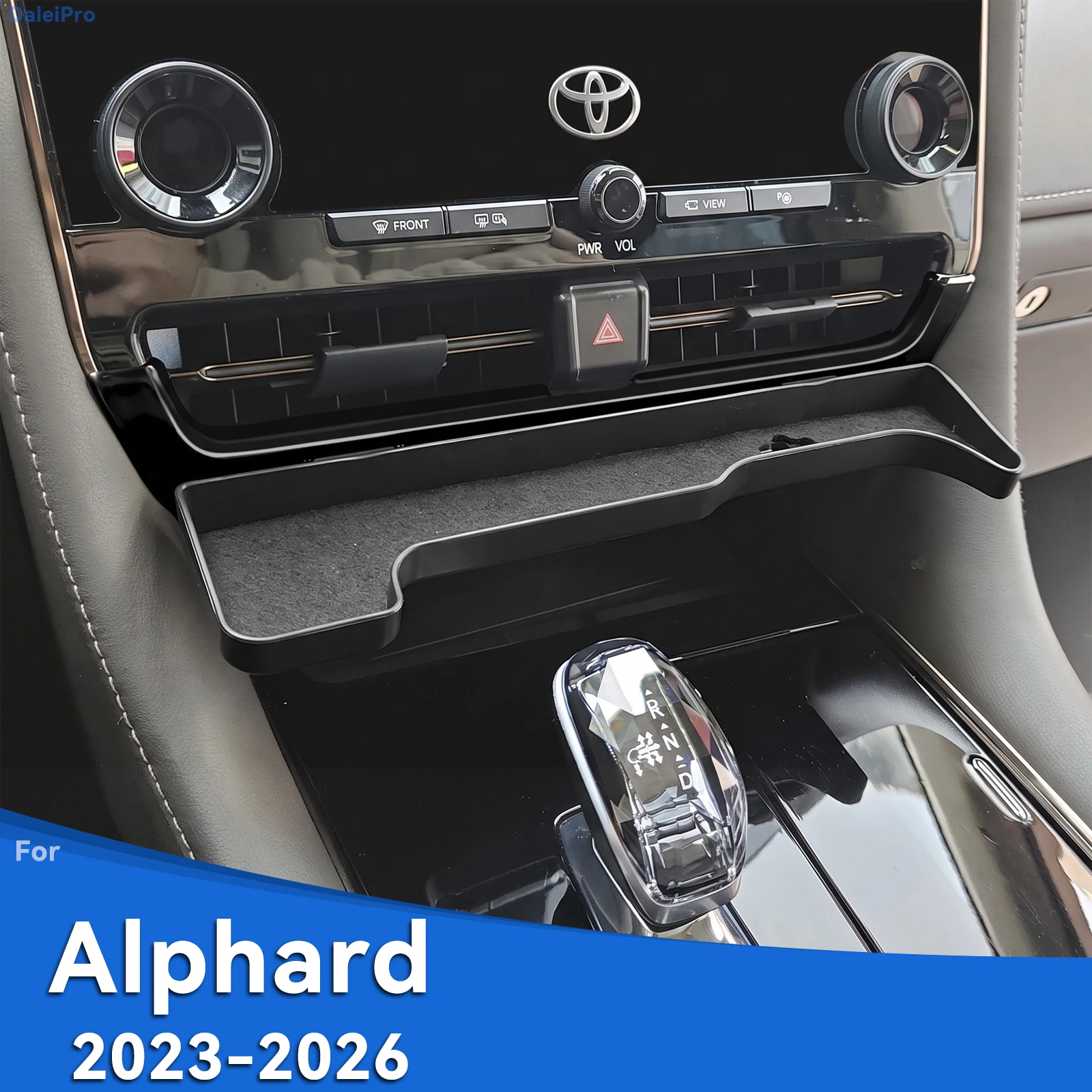 Für Toyota Alphard 40 Serie AH40 2023-2025 2026 Auto Mittelkonsole Aufbewahrungsfach, Armlehnen-Aufbewahrungsbox, ABS Organizer Innenraum – Detail 8