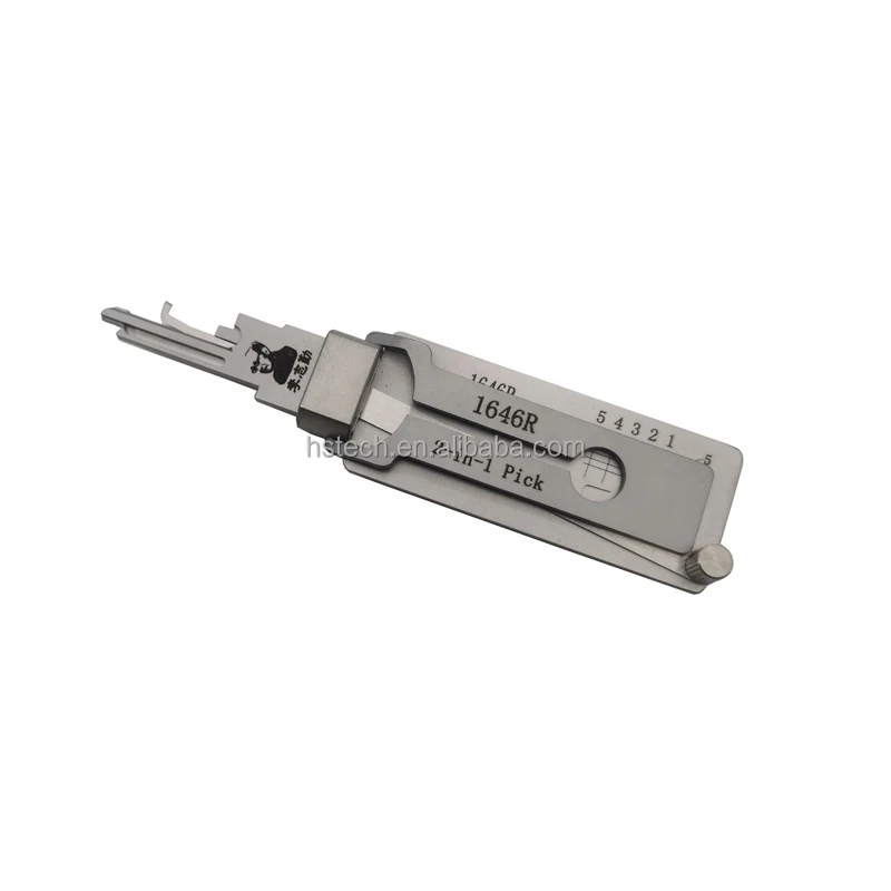Lishi 1646r 2 in 1 Auto Civil Door Lock Picks Decoder Unlock Tool