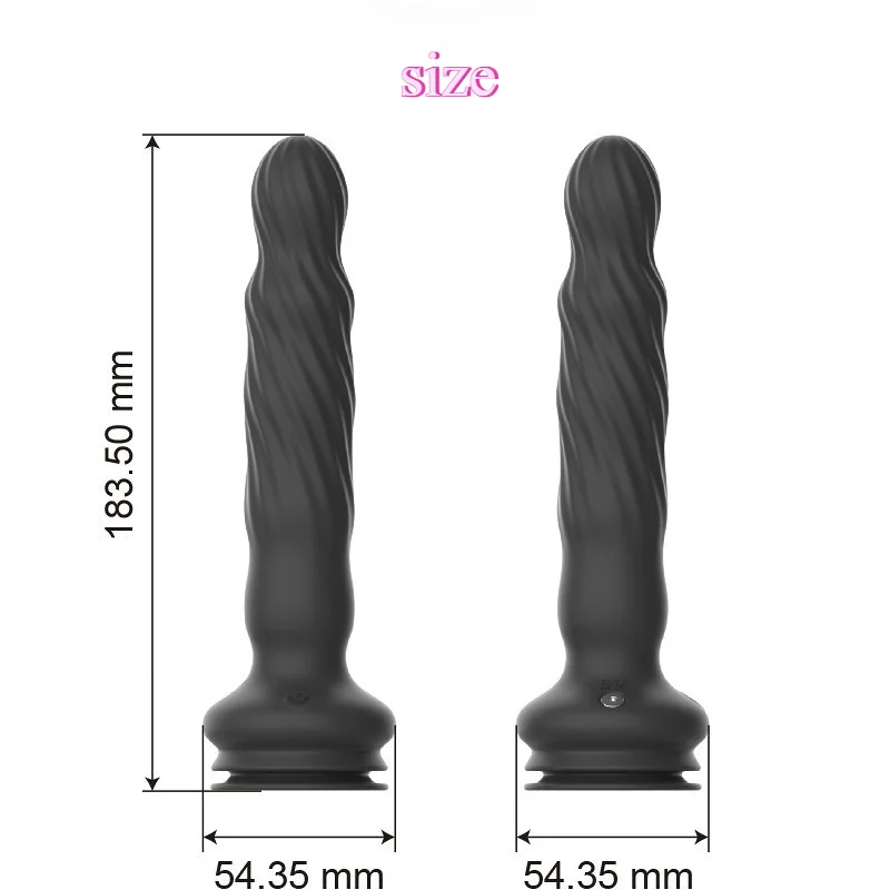 Remote Control Personal Massager 7 Modes Suction Cup Base Rechargeable Silicone Waterproof For Wellness Relaxation NonStickySoft