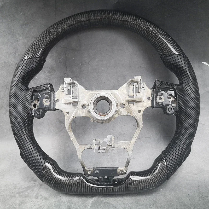 Carbon Fiber Steering Wheel For Toyota Sienna 2021 2022 Granvia