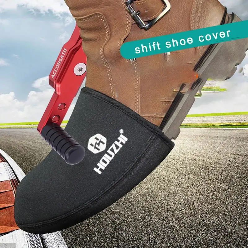 Motorcycle Shift Shoe Boot Cover Protective Gear Reflective Gear Shifter Pad Shoe Protector Guard Anti-slip Waterproof Shoe Cove