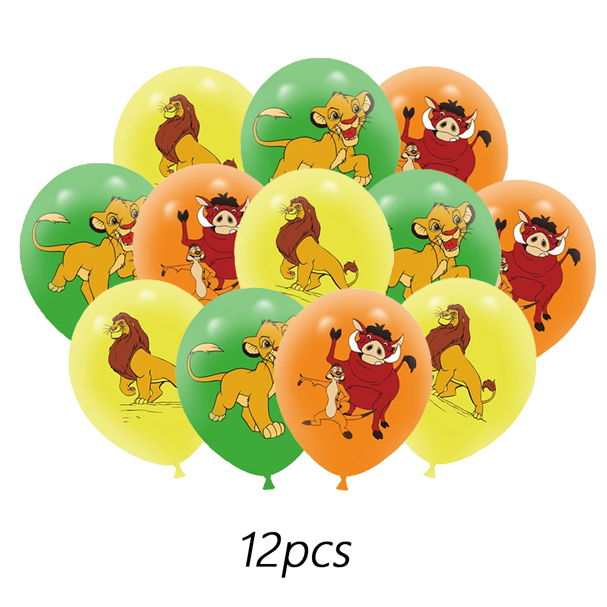 بالونات اللاتكس لحفلات أعياد الميلاد من Lion King، بالونات زينة لحفلات أعياد الميلاد، بالونات اللاتكس، زينة حفلات Lion King