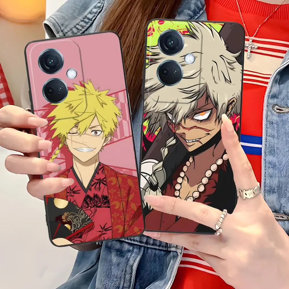 

Hell's Paradise Aza Chobei Phone Case for OPPO Reno 14 13 12 11 10 9 8 7 6 5 F T Pro 5G Soft TPU Shockproof Cover