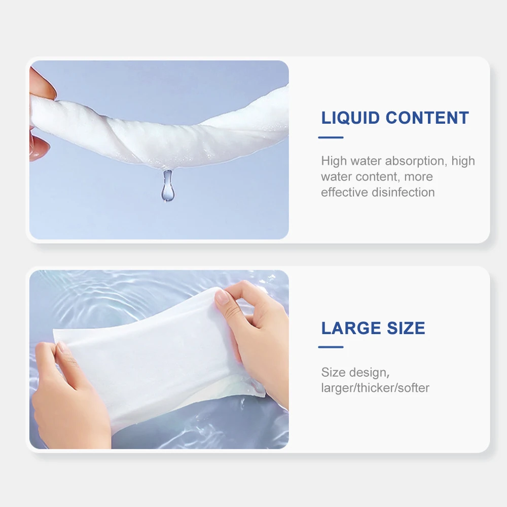 10~50Pcs Disposable Alcohol Disinfection Cotton Pad Wash Care Phone Cleaning Wiper Screen Glasses Cleaning Cotton Health Wipes