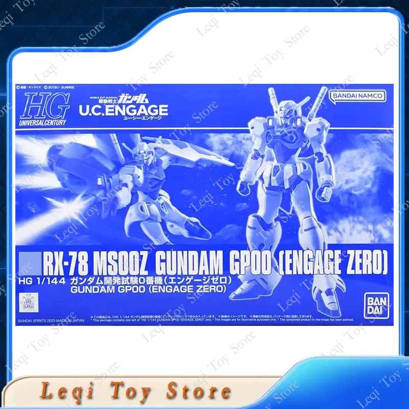 Bandai originele HG RX-78 MS00Z GUNDAM GP00 RX-78GPZ01 ENGAGE ZERO actiefiguren, animefiguren, speelgoed, cadeau, modelbouwset of decoratie.