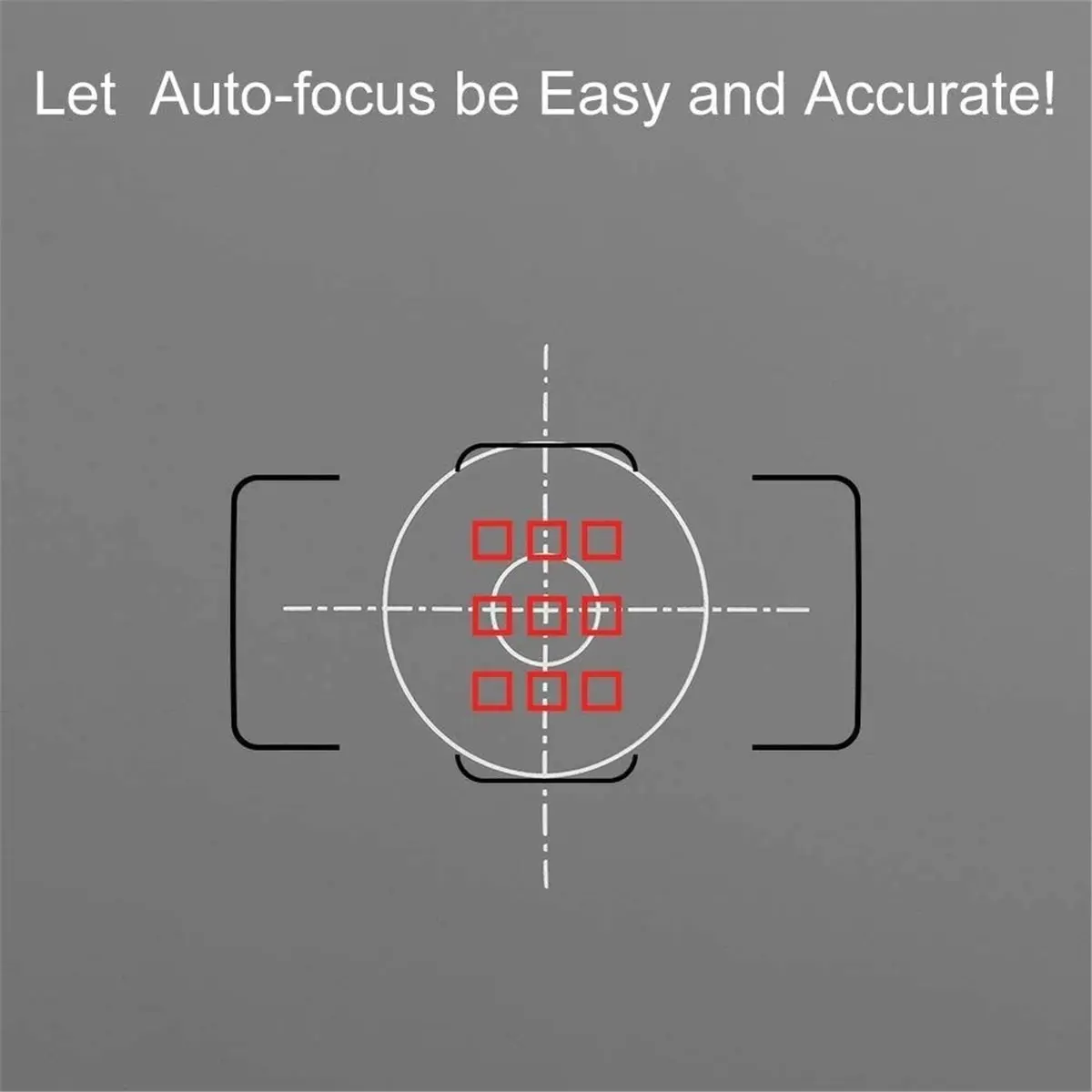 60x60cm Foldable Photography Double Face Two Sides Grey/White Balance Card 18% Reflector Focus Board