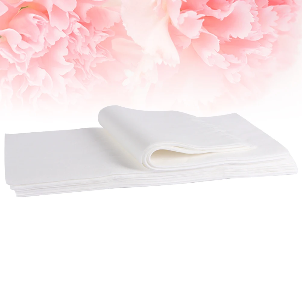 

95pcs Disposable Bath Towels Wood Pulp Towel Water Absorbent Wipes for Pedicure Beauty SPA (Plain Weave)